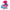 Plush toy with pink hair and blue outfit on a white background