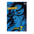 Vagabond manga volume 7 book cover featuring a stylized blue-toned portrait of a man with dark hair, yellow title text, and an explicit content badge.