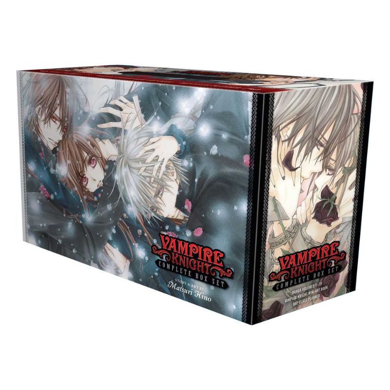 Vampire Knight Complete Box Set by Mahiru Murata, featuring illustrated anime artwork on the front and spine against a plain white background.