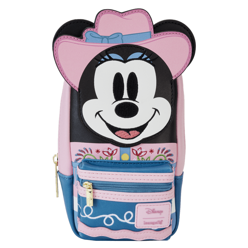 Loungefly Western Minnie Mouse Cosplay Stationery Mini Backpack Pencil Case - Leo's Treasure Box