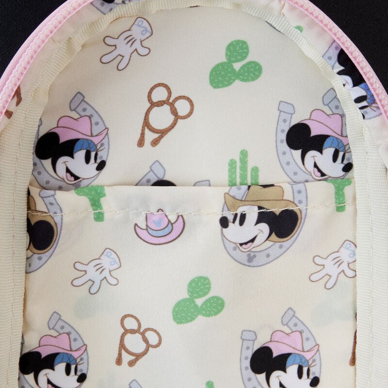 Loungefly Western Minnie Mouse Cosplay Stationery Mini Backpack Pencil Case - Leo's Treasure Box