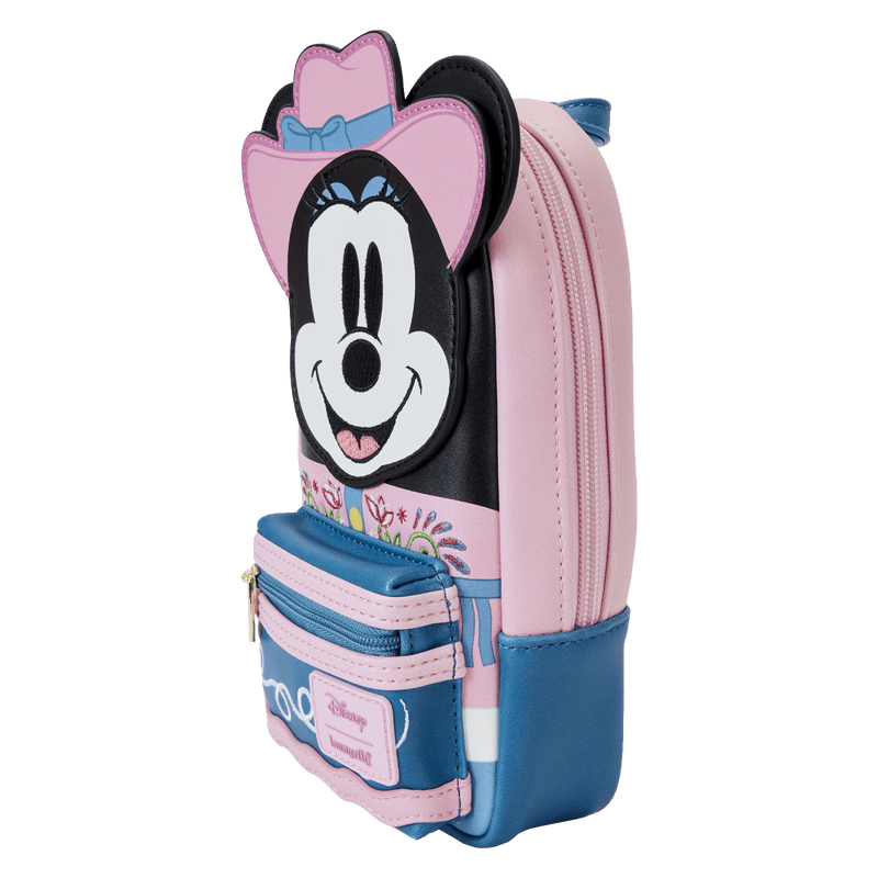 Loungefly Western Minnie Mouse Cosplay Stationery Mini Backpack Pencil Case - Leo's Treasure Box