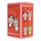 A pink and red Betty Boop mystery plush bag charm box, featuring cartoon illustrations of four different character plush charms on the front and side panels.