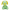 Green plush dog toy with yellow accents on a white background