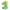 Green plush dog toy with yellow accents on a white background