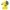 Yellow plush dog toy with gray ears on a white background