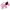 Pink dog-shaped bag with a small pink pouch on a white background
