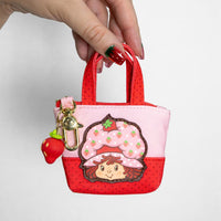 Strawberry Shortcake Besties blind box mini canvas tote for coins or bag accessory