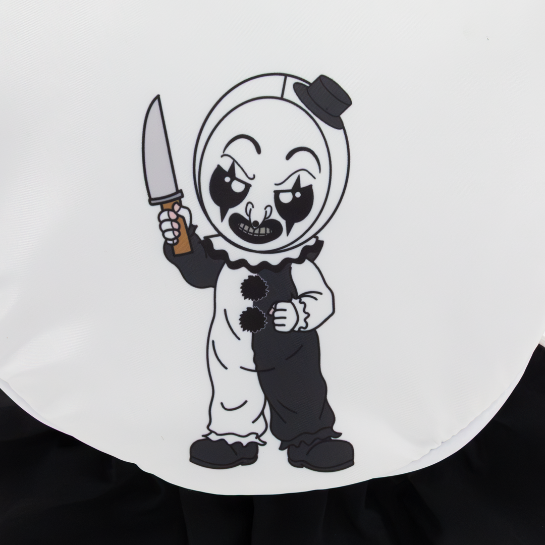 Whatever Makes You Happy Terrifier 2 Art the Clown Oversized Head Nylon Tote Bag
