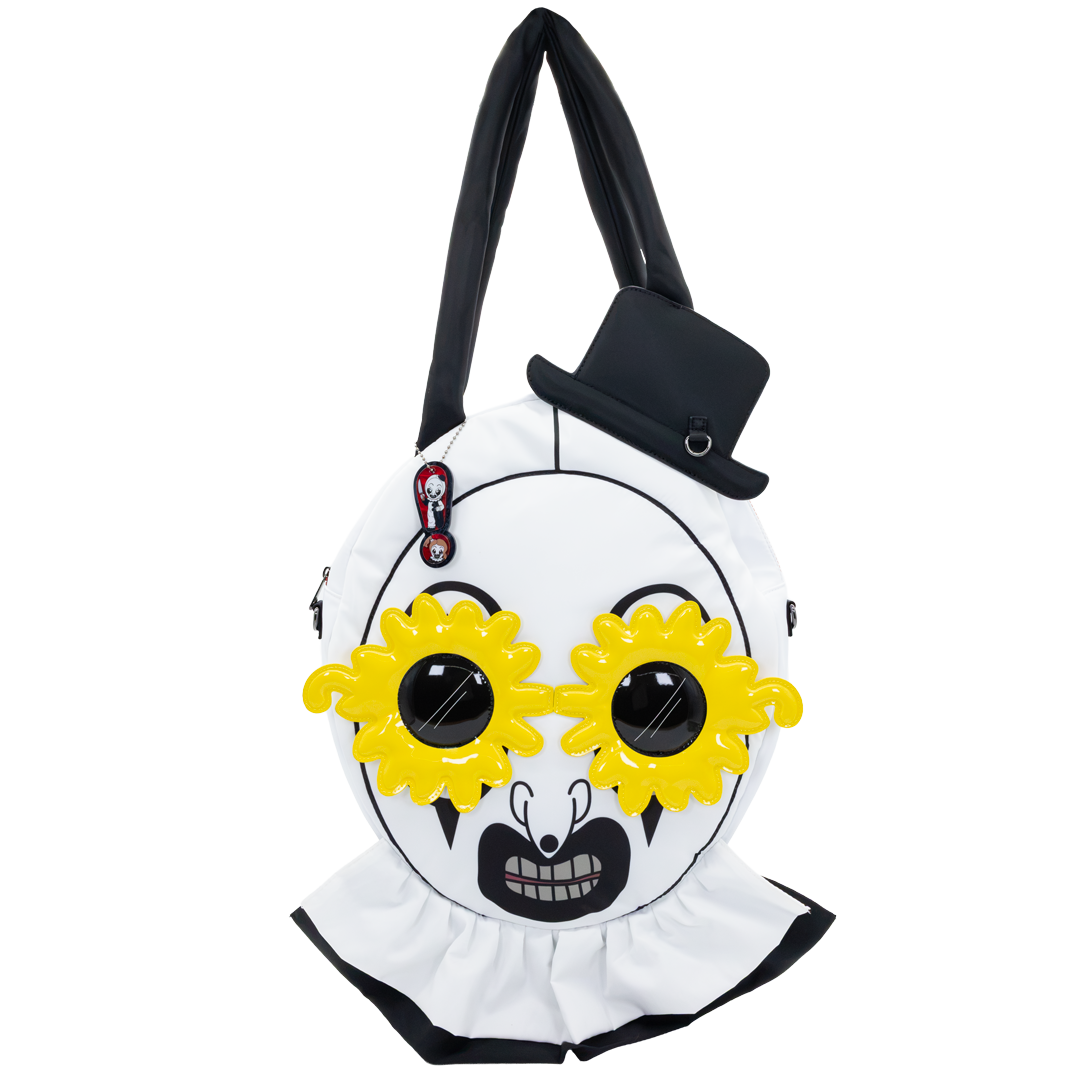 Whatever Makes You Happy Terrifier 2 Art the Clown Oversized Head Nylon Tote Bag
