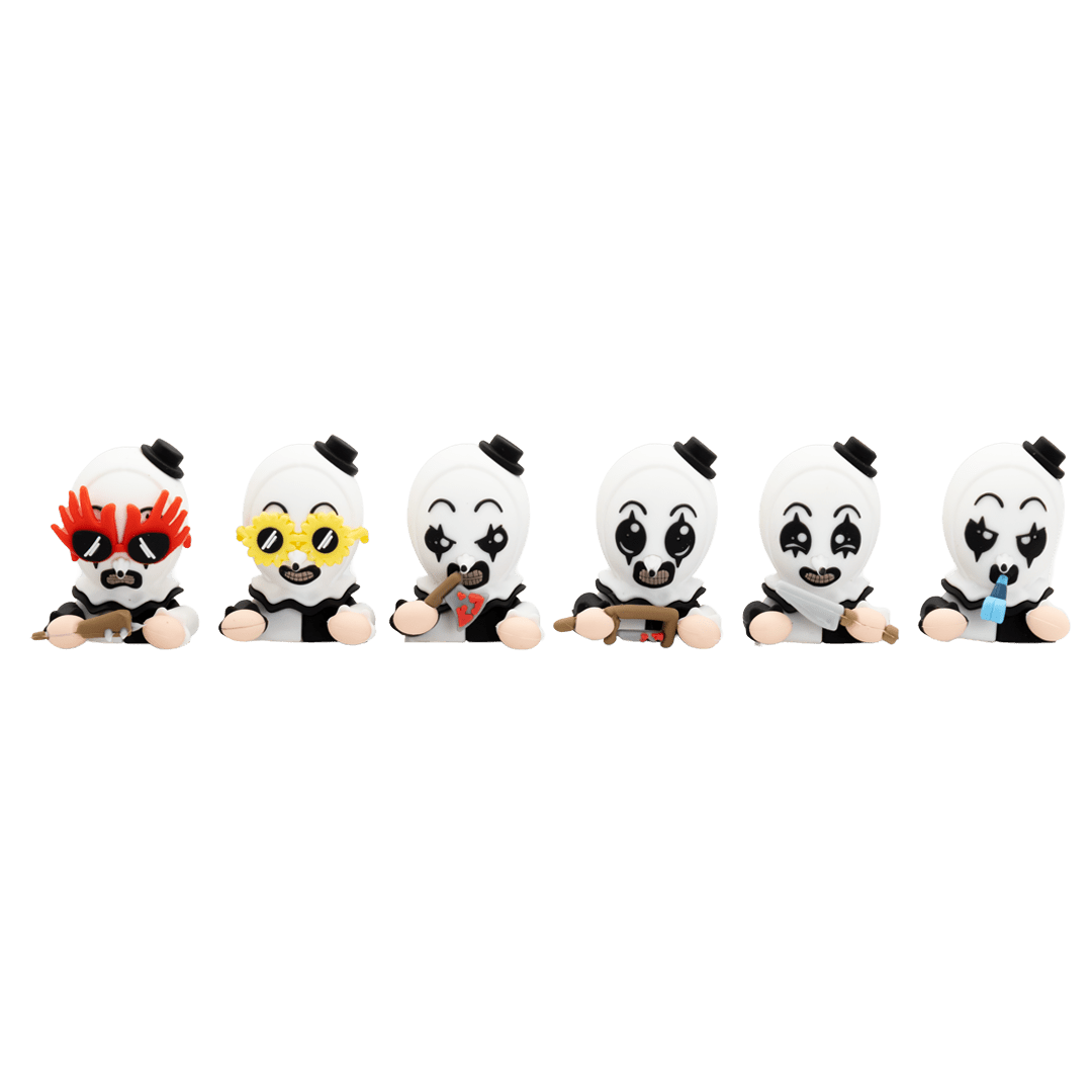 Whatever Makes You Happy Terrifier 2 Mystery Box Art the Clown Phone Buddies