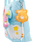 teddy bear keychain on a white background