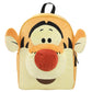 Plush backpack with Tigger face design on a white background