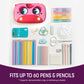 ZIPIT Beast Pencil Box for Girls, Pony Pencil Case