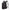Black backpack on a white background