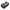 Black and white skull-shaped case on a white background