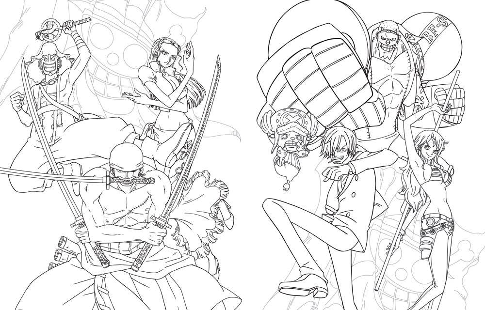 One Piece: Official Crew Coloring Collection Coloring Book