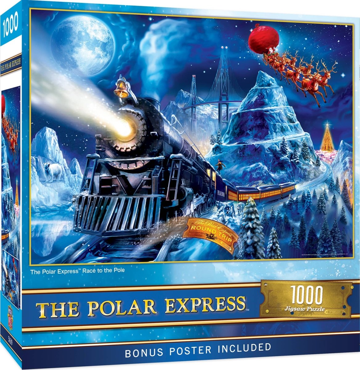 The Polar Express - Race to the Pole 1000 Piece Puzzle - Leo's Treasure Box