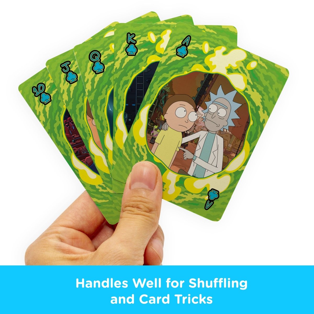 Multiverse madness Rick and Morty playing cards – adult swim collectible