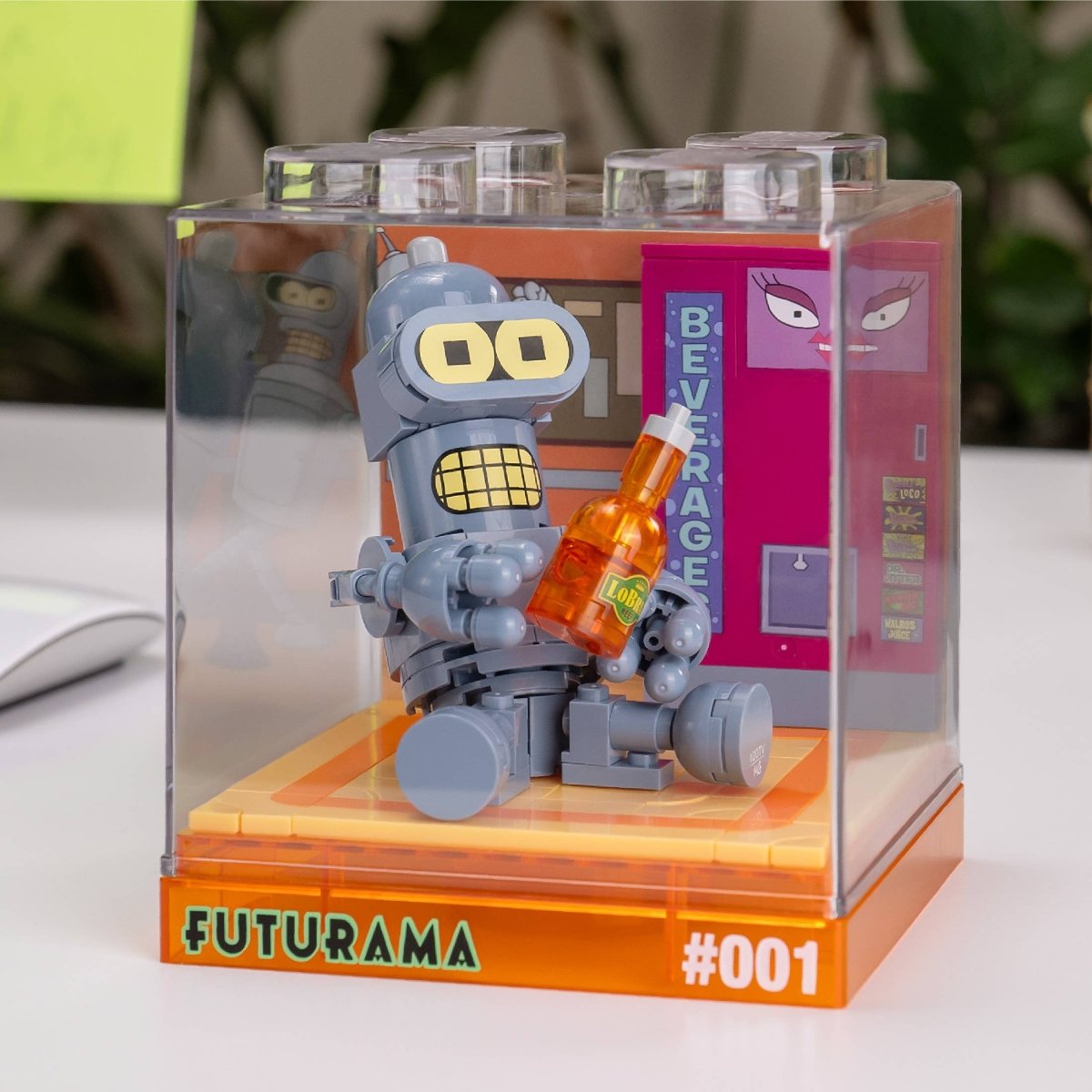 Futurama Baby Bender Box! Collectible Display Cube By Brickcraft