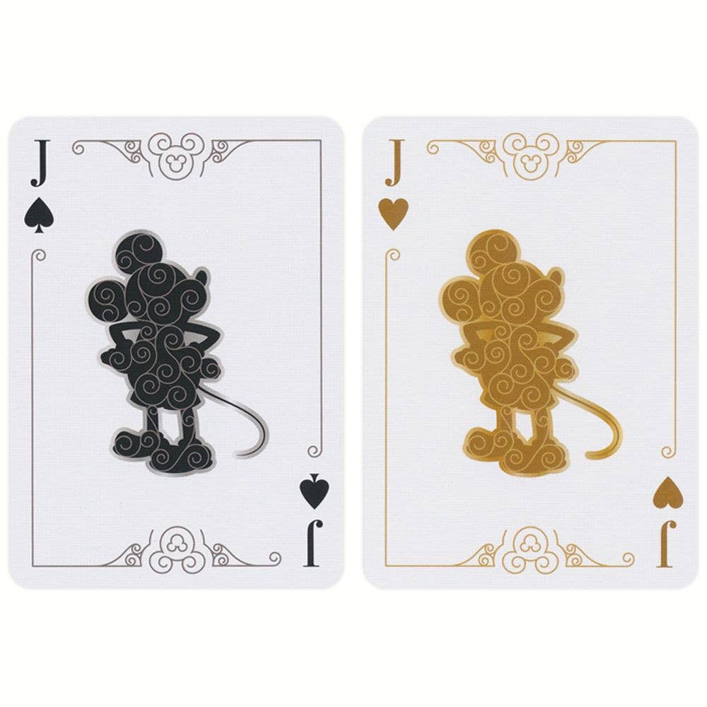 Bicycle Disney Mickey Mouse Black And Gold Playing Cards - Leo's Treasure Box