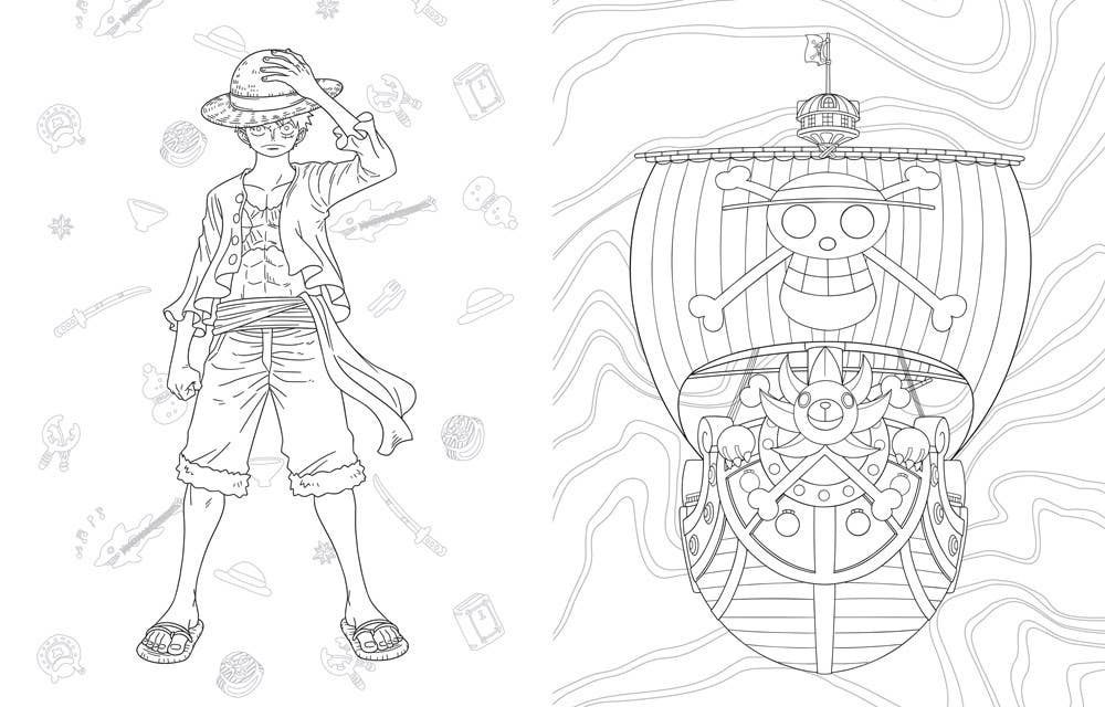 One Piece: Official Crew Coloring Collection Coloring Book