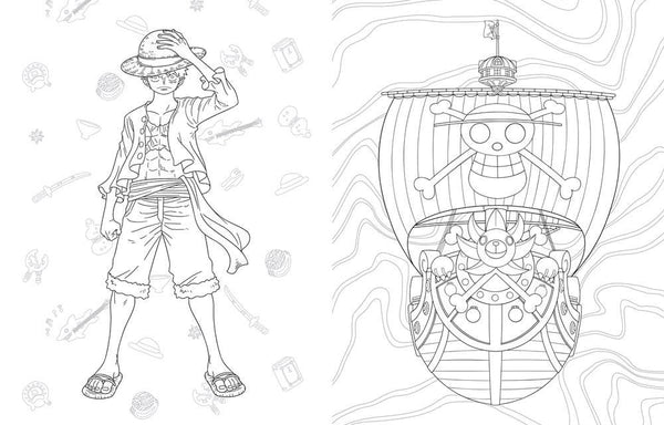 One Piece: Official Crew Coloring Collection Coloring Book