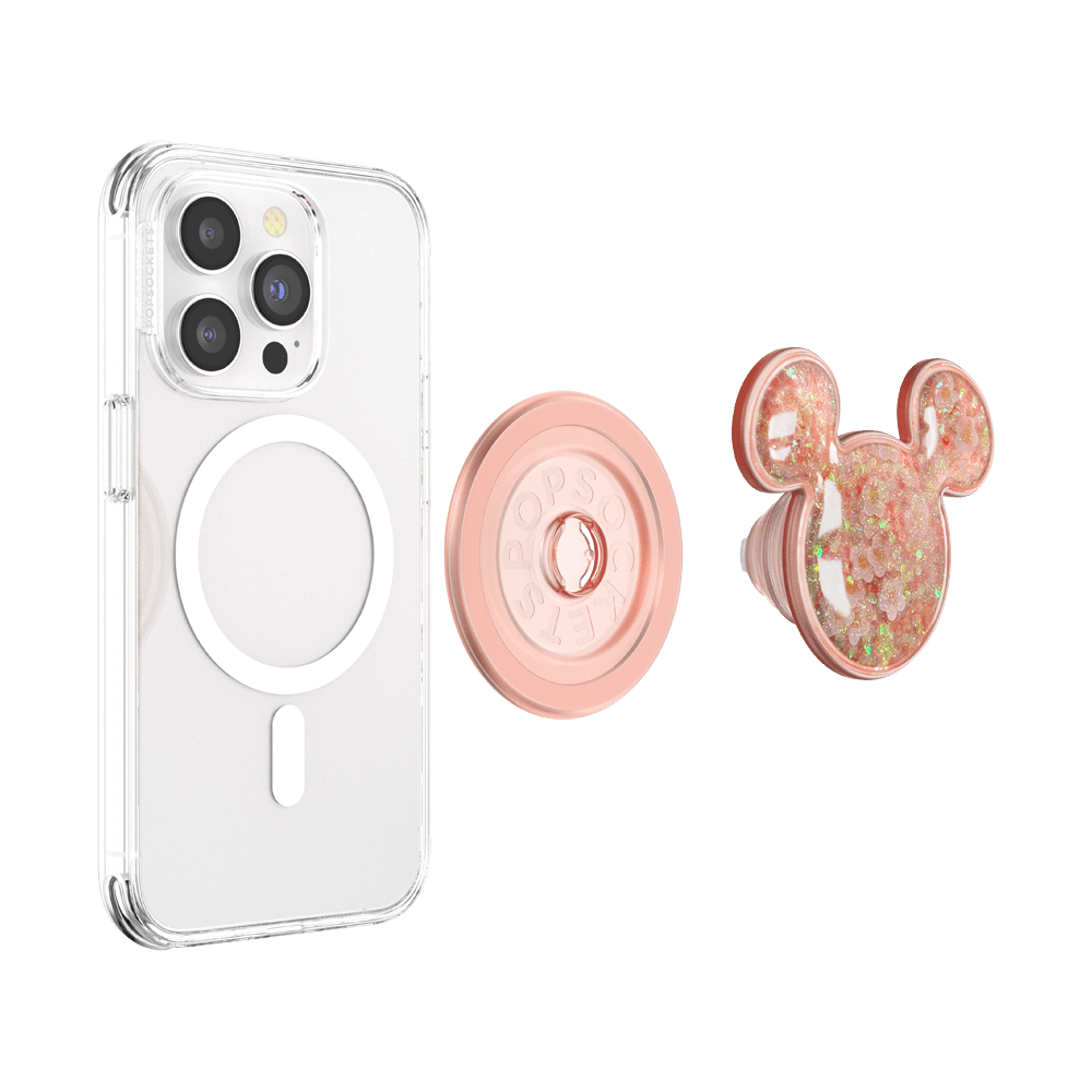 PopSockets MagSafe Phone Grip - Mickey Mouse Peach Daisy - Leo's Treasure Box