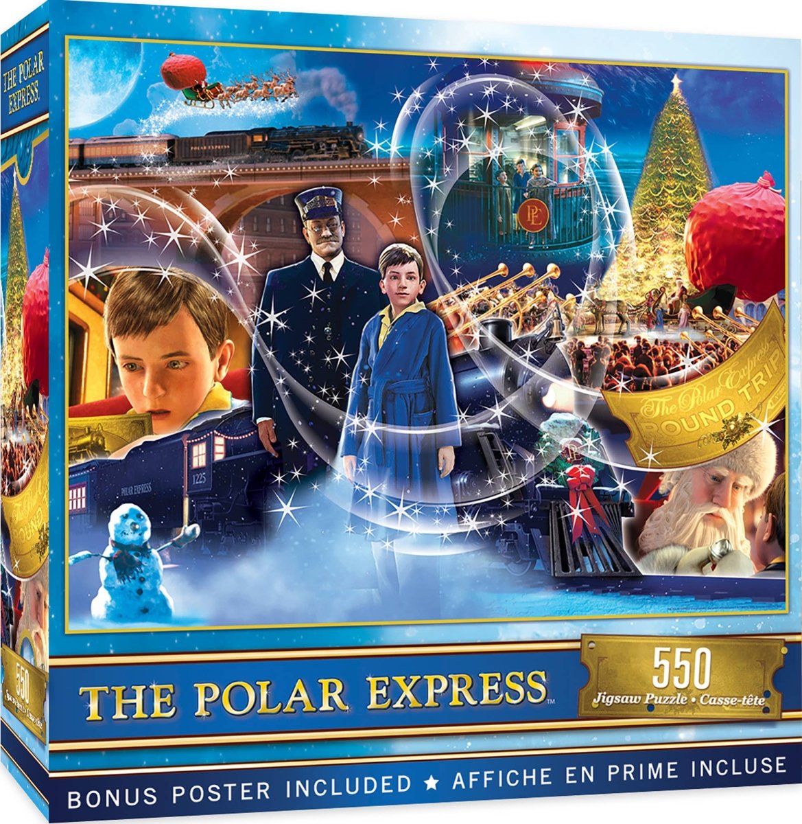 The Polar Express - Christmas 550 Piece Puzzle - Leo's Treasure Box