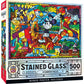 Stained Glass - Steamboat Willie 500 Piece Jigsaw Puzzle - Leo's Treasure Box