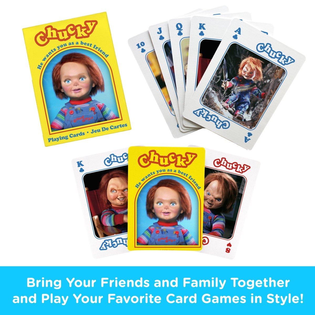 Child’s Play Chucky card deck – creepy and fun collectible game cards
