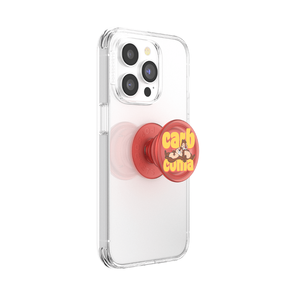 PopSockets Carb Coma featuring Chip n' Dale – collapsible phone grip and stand