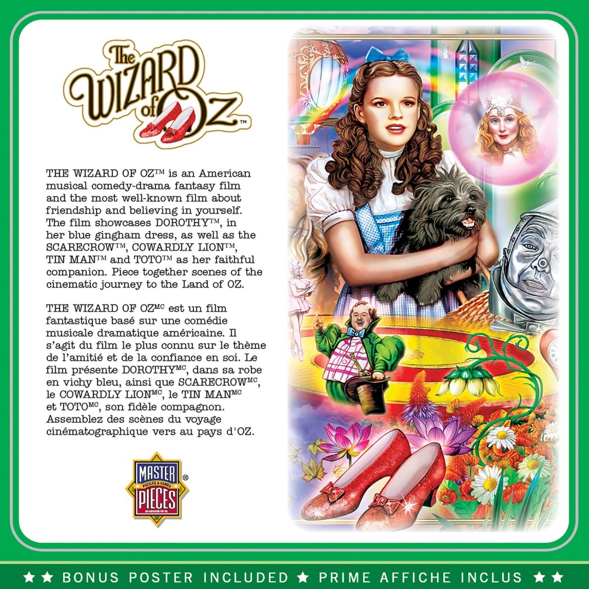 The Wizard of Oz - Magical Land of Oz 1000 Piece Puzzle - Leo's Treasure Box