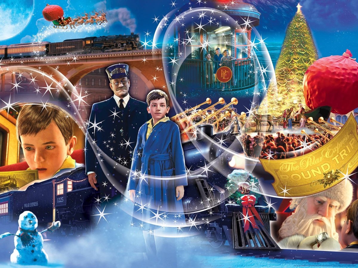 The Polar Express - Christmas 550 Piece Puzzle - Leo's Treasure Box