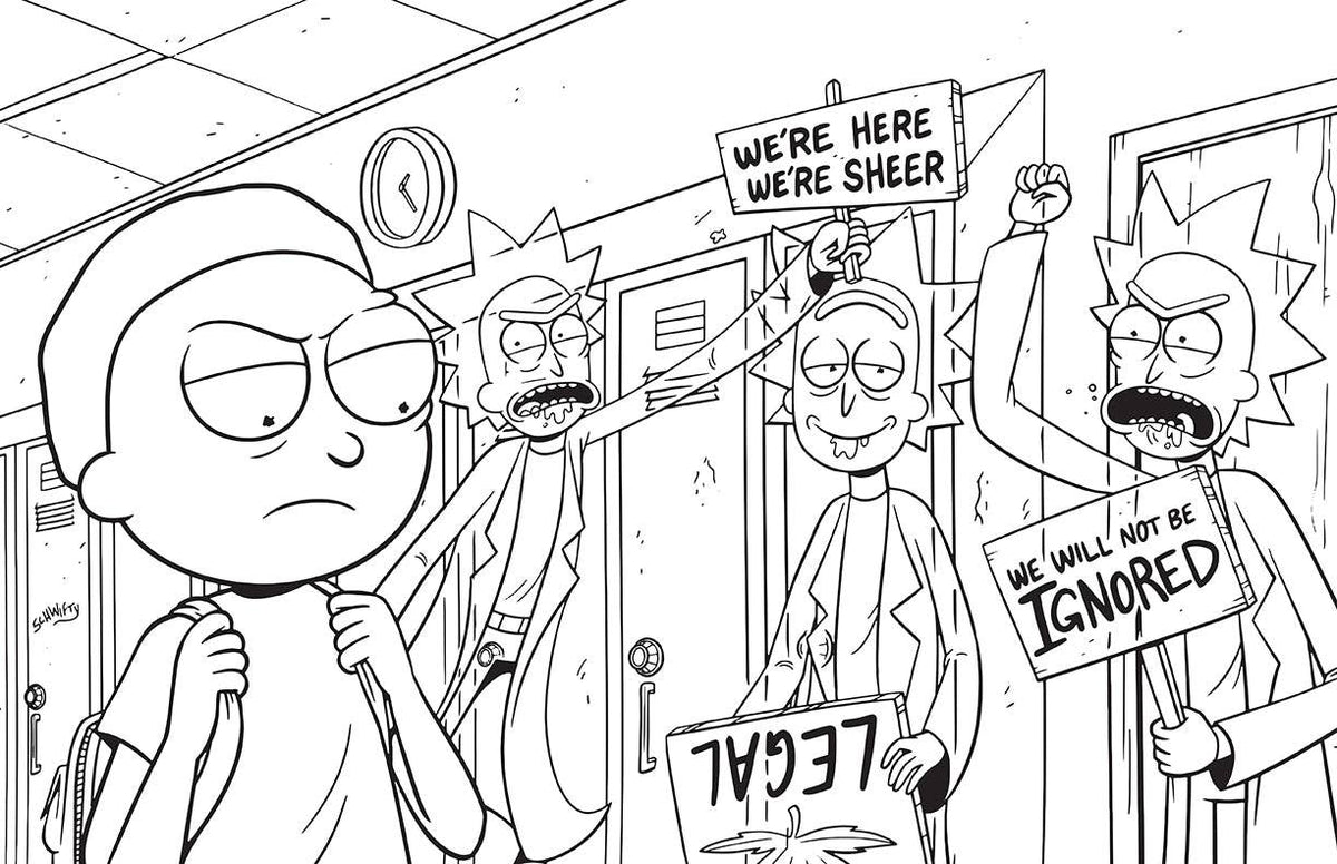 Rick and Morty: Sometimes Science Official Coloring Book