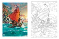 Disney Dreams Collection Thomas Kinkade Studios Celebrations Coloring Book by Thomas Kinkade Studios - Leo's Treasure Box