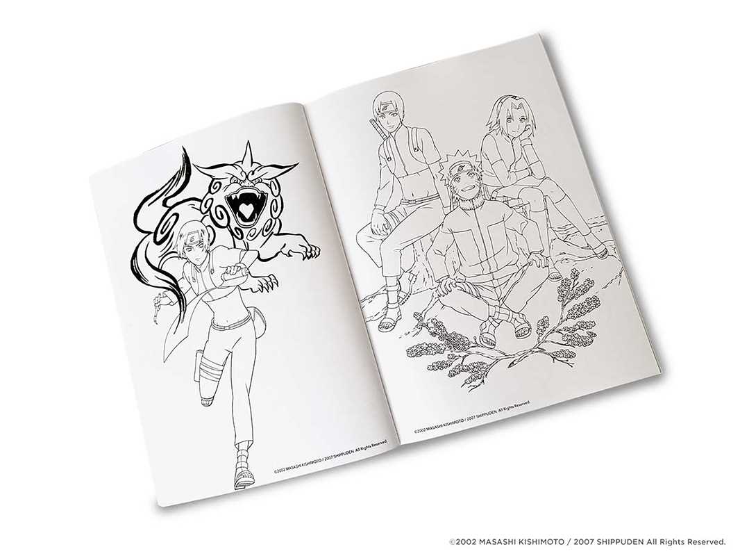 NARUTO SHIPPUDEN: The Official Coloring Book by VIZ Media - Leo's Treasure Box