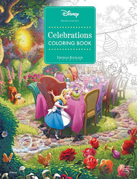 Disney Dreams Collection Thomas Kinkade Studios Celebrations Coloring Book by Thomas Kinkade Studios - Leo's Treasure Box