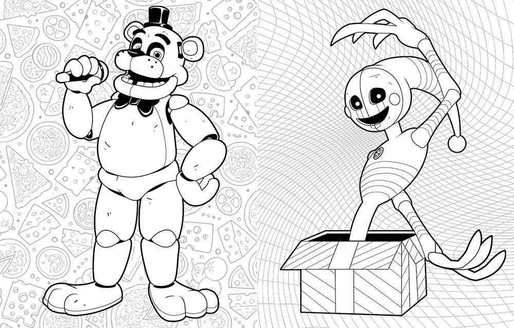 Five Nights At Freddy's Coloring Book