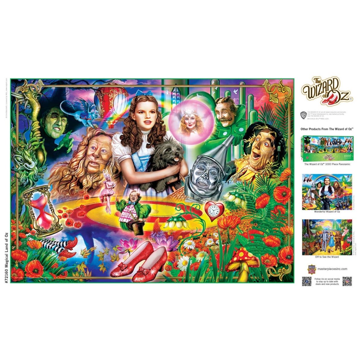 The Wizard of Oz - Magical Land of Oz 1000 Piece Puzzle - Leo's Treasure Box