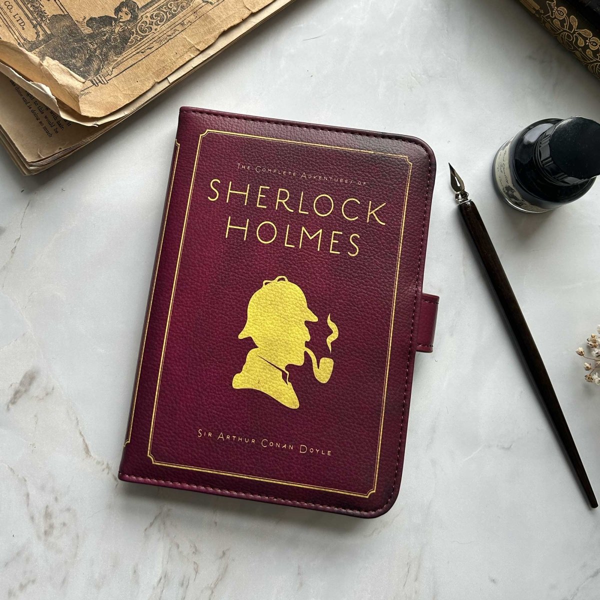 Sherlock Holmes Kindle and Other eReader Cover - Leo's Treasure Box