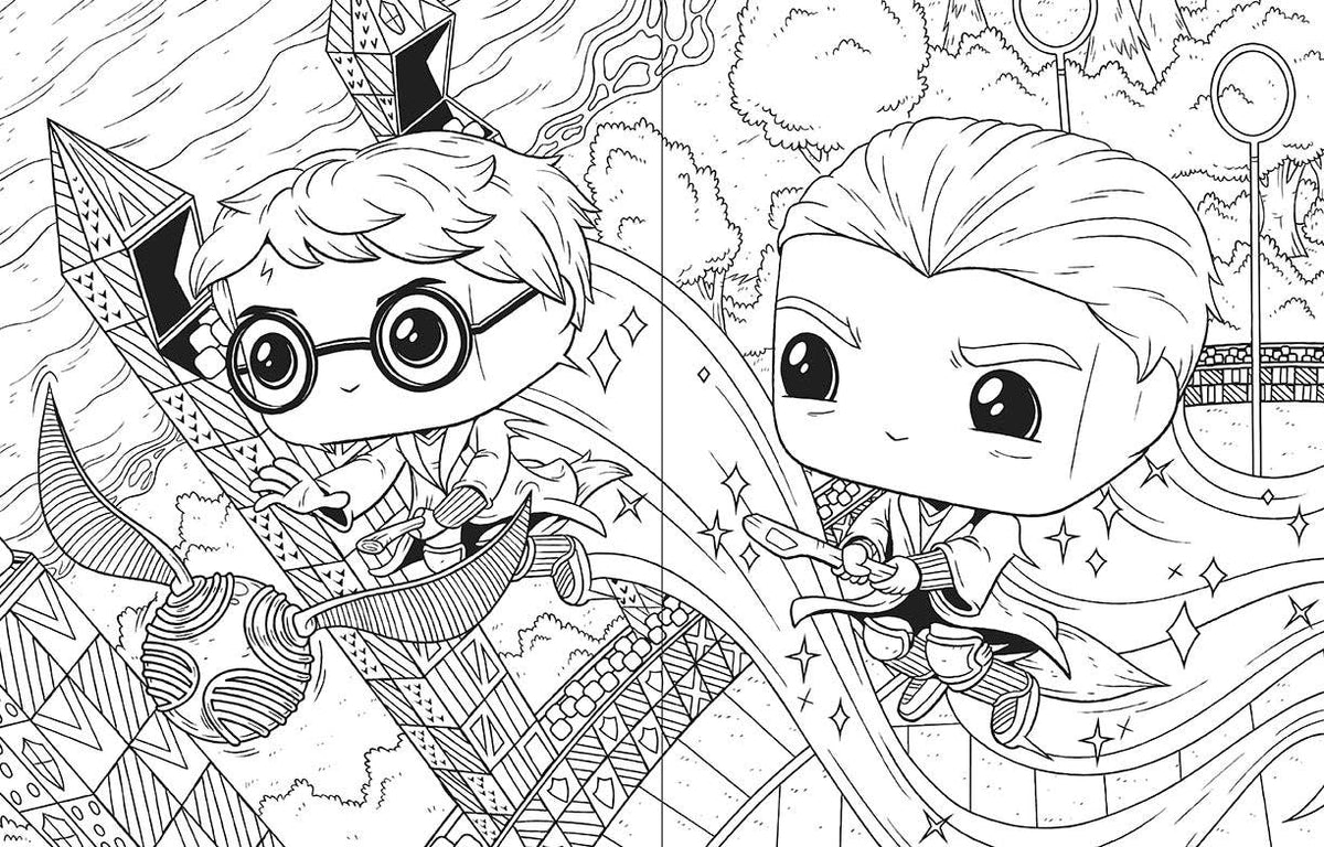 Official Funko Pop! Harry Potter Coloring Book - Leo's Treasure Box