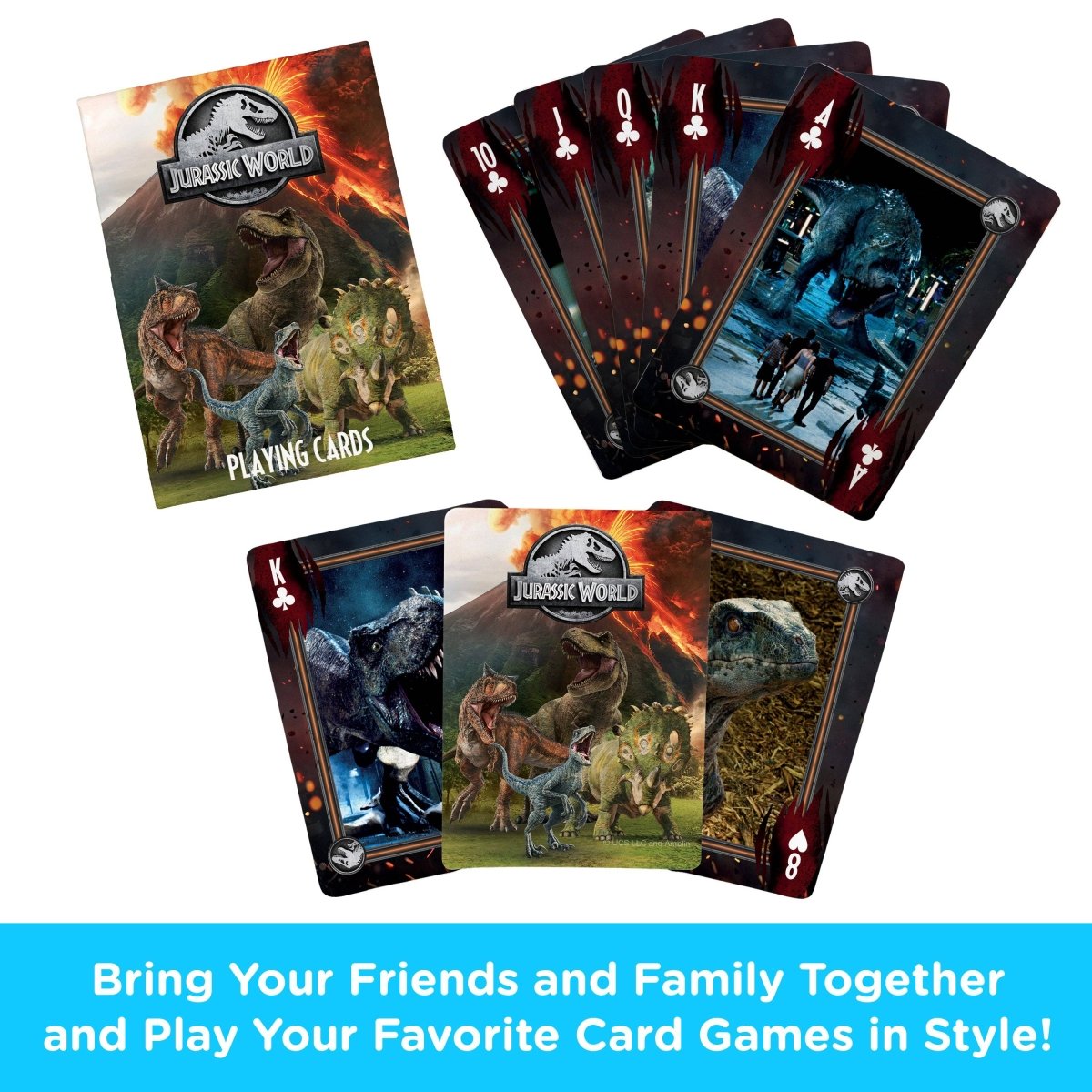 Jurassic World Playing Cards - Leo's Treasure Box
