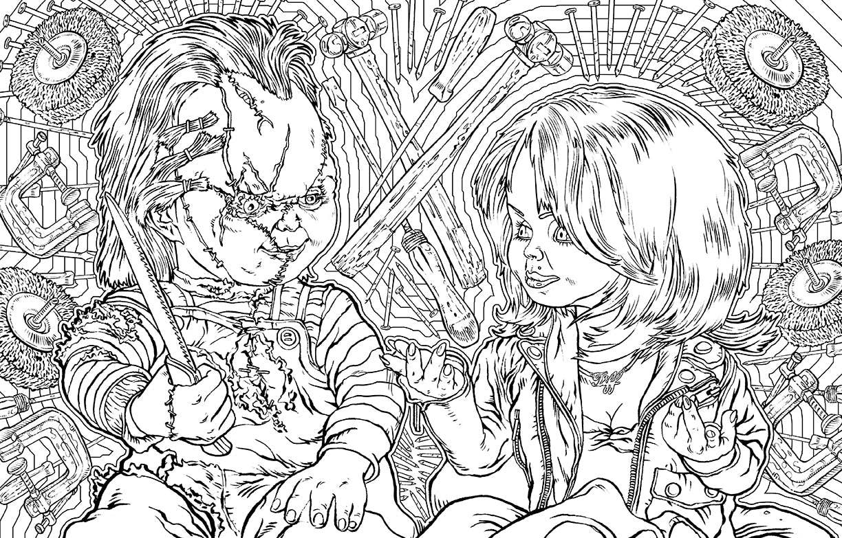 Chucky: The Official Adult Coloring Book - Leo's Treasure Box