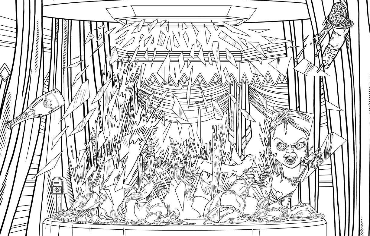 Chucky: The Official Adult Coloring Book - Leo's Treasure Box