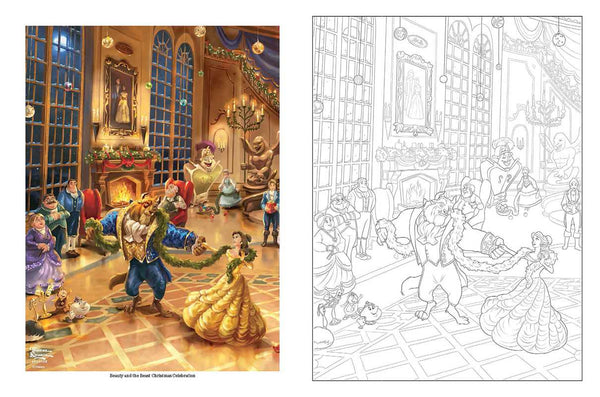 Disney Dreams Collection Thomas Kinkade Studios Celebrations Coloring Book by Thomas Kinkade Studios - Leo's Treasure Box