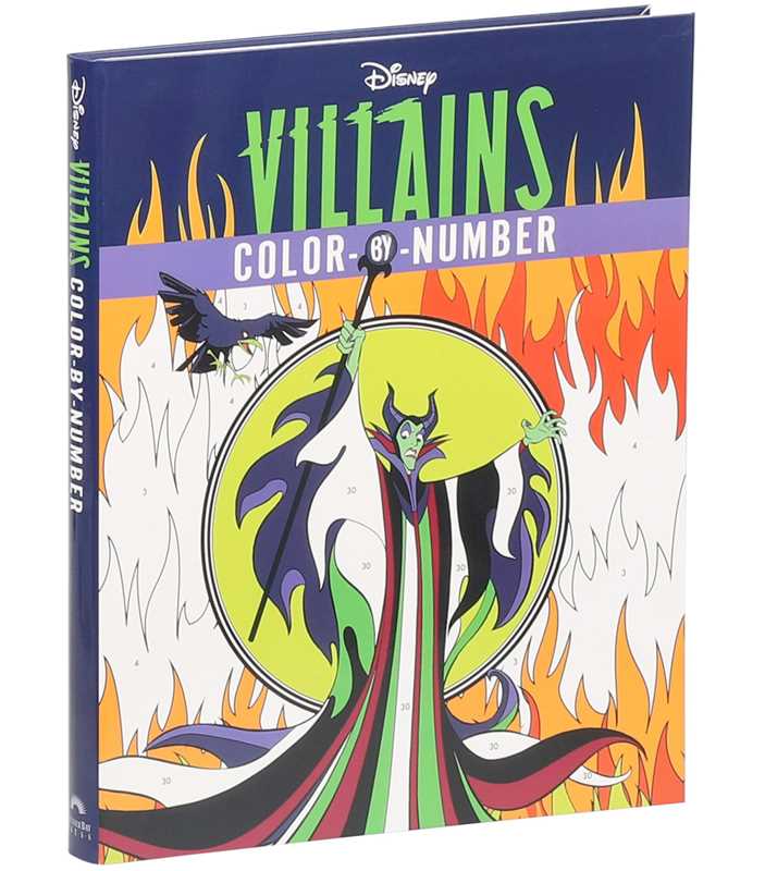 Disney Villains Color-by-Number by Editors of Thunder Bay Press Simon & Schuster
