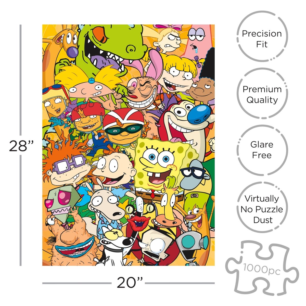 Nickelodeon Cast 1000 Piece Jigsaw Puzzle - Leo's Treasure Box