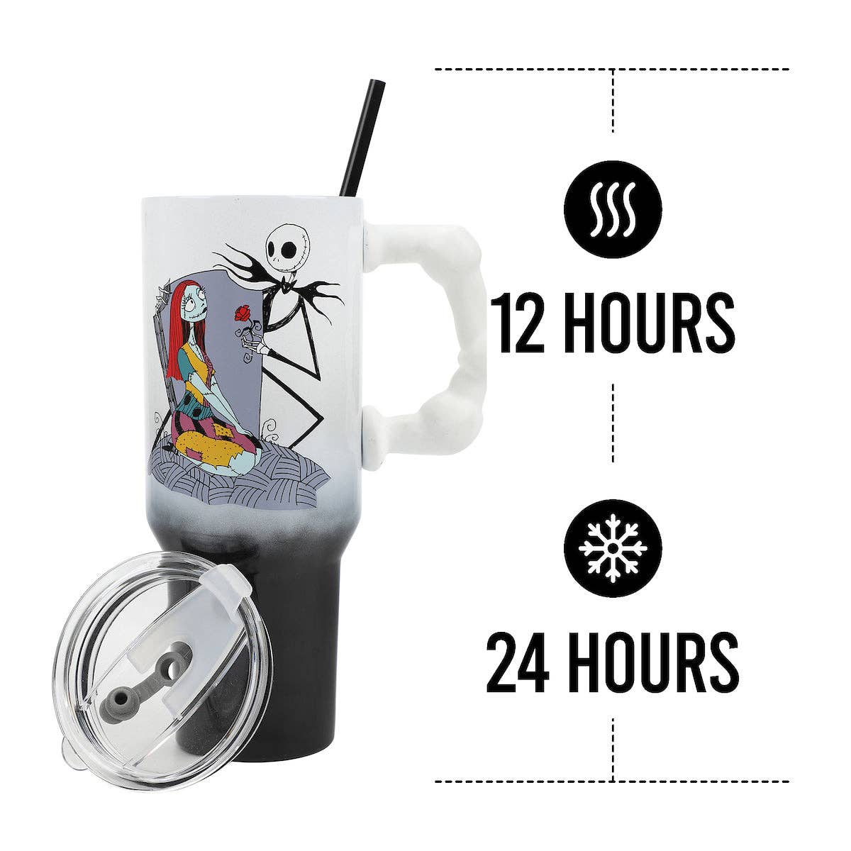 40 oz Nightmare Before Christmas tumbler – perfect for Halloween and Disney fans

