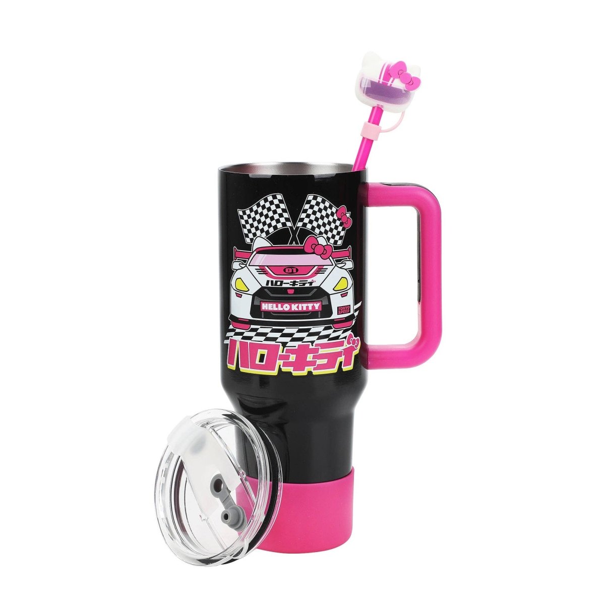 Hello Kitty Tokyo Speed 40 oz tumbler with straw cover – cute and functional